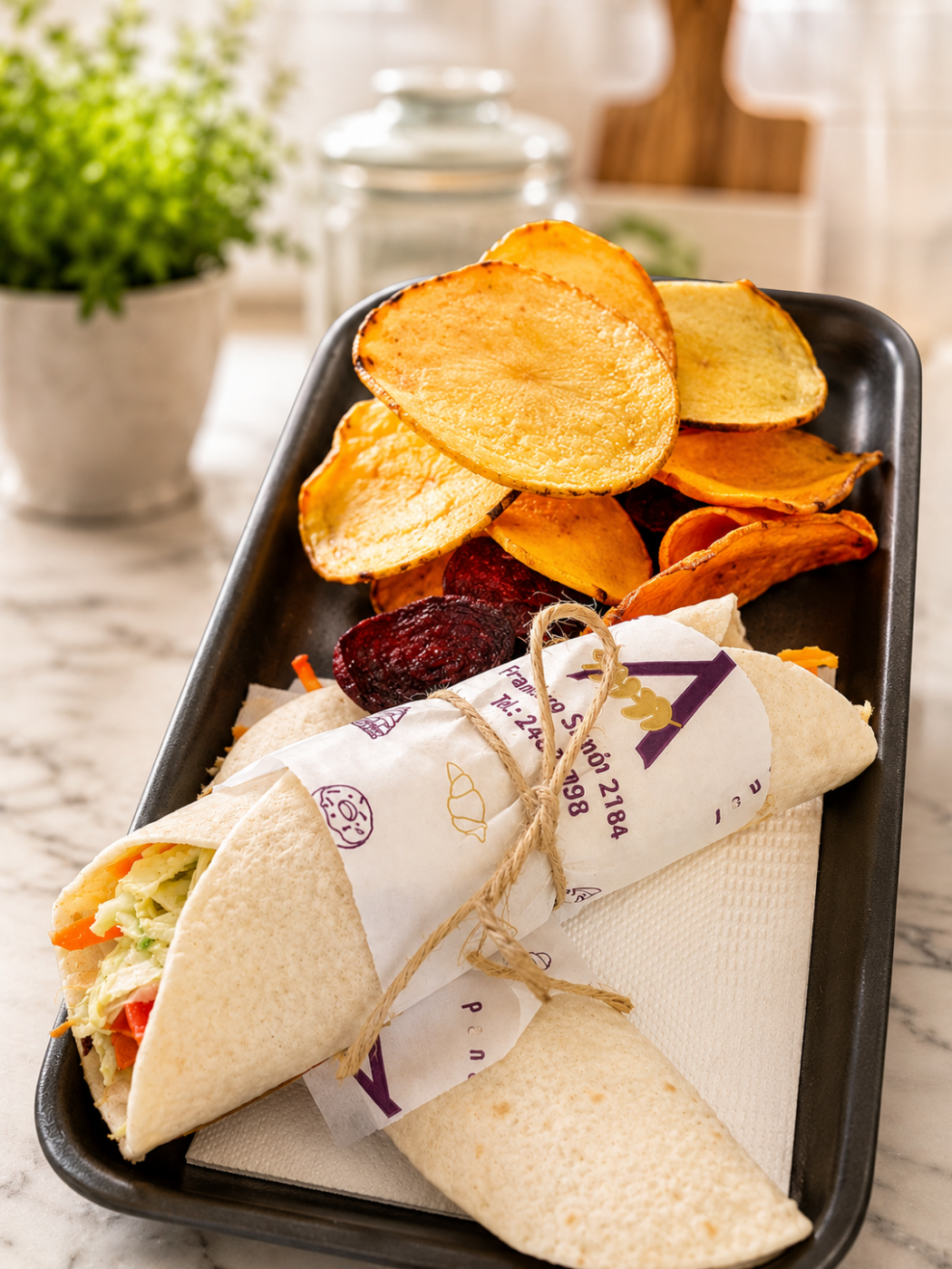 Menu de wrap